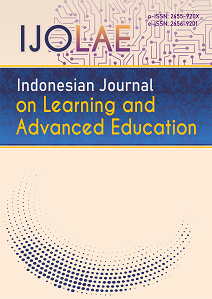 Indonesian Journal on Learning and Advanced Education (IJOLAE)