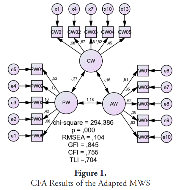 CFA Results of the Adapted MWS
