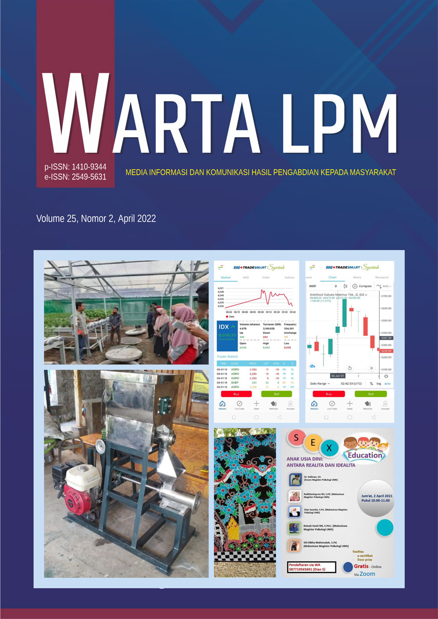 					View WARTA LPM, Vol. 25, No. 2, April 2022
				