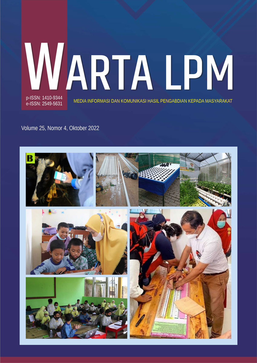 					View WARTA LPM, Vol. 25, No. 4, Oktober 2022
				