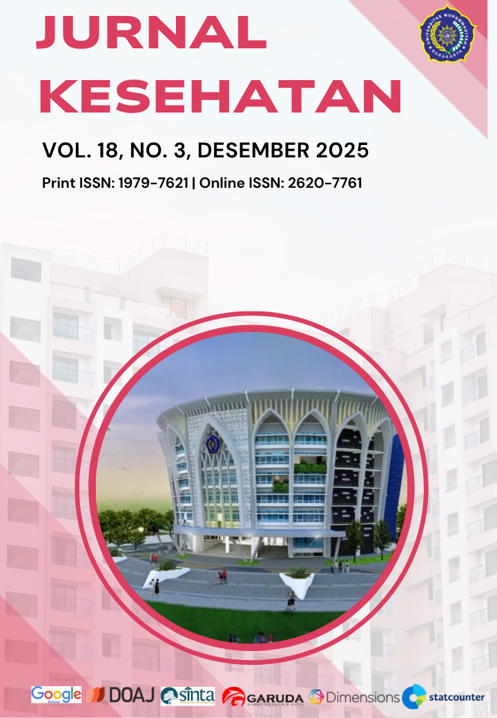 					View Vol 18, No 3 (2025): Jurnal Kesehatan
				