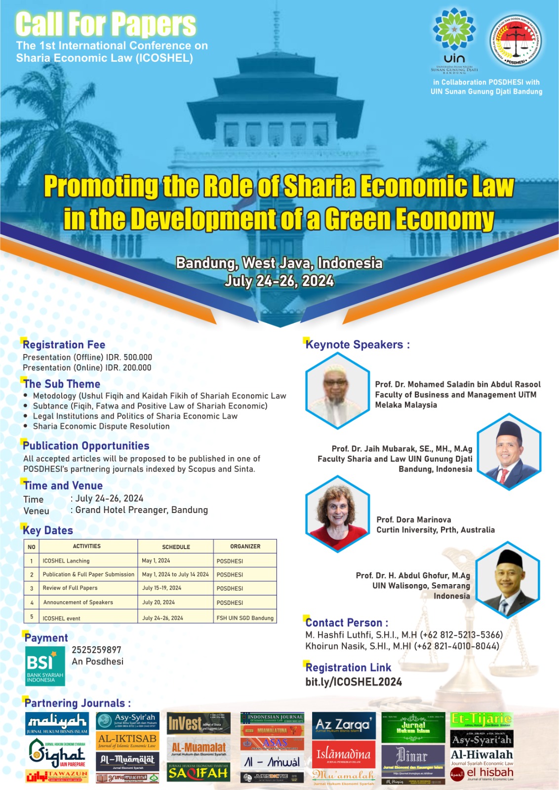 					View Vol. 2 No. 1 (2025): Promoting the Role of Sharia Economic Law in The Development of a Green Economy
				