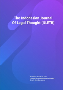The Indonesian Journal of Legal Thought (IJLETH)